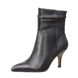 Bella Vita Womens 7.5 N Black Leather Danielle Pointed Toe Booties NIB KR1